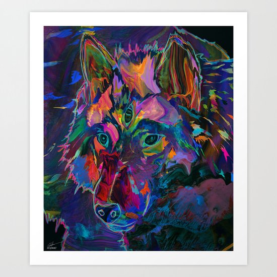 Luna Art Print