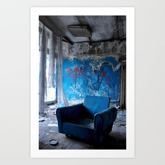Abandoned place Art Print