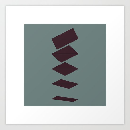 #211 Float – Geometry Daily Art Print