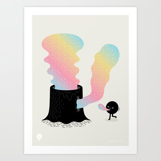 Magic Stump Art Print
