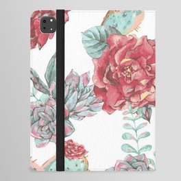 Flower pattern iPad Folio Case
