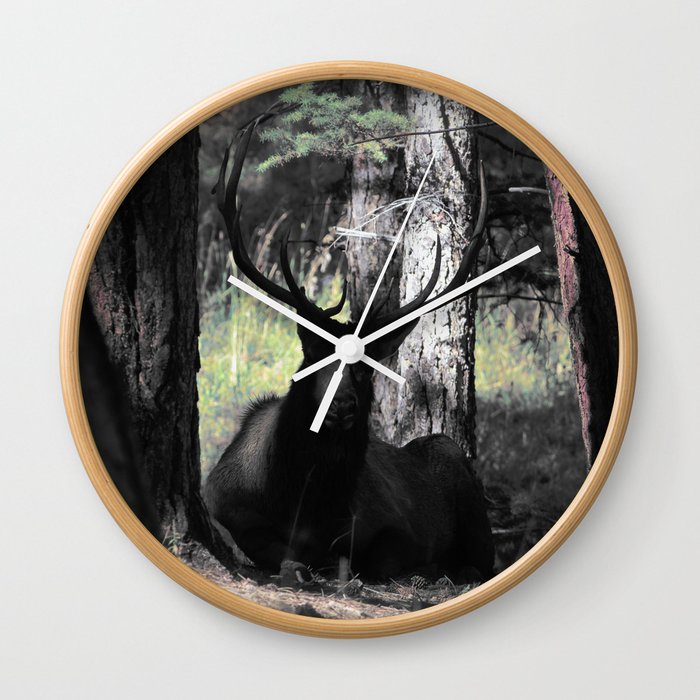 King of the forest Wall Clock