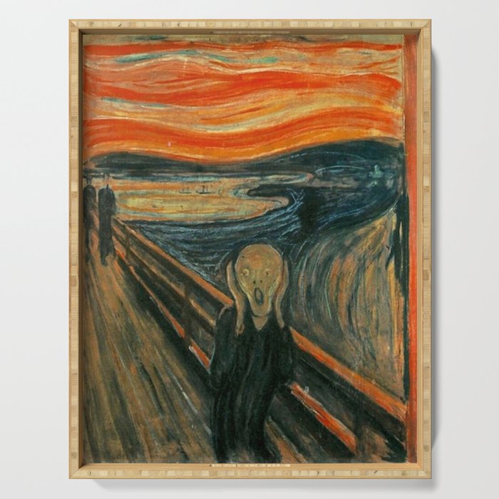 Edvard Munch The Scream (1893) Serving Tray