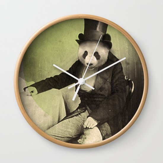 Proper Panda Wall Clock