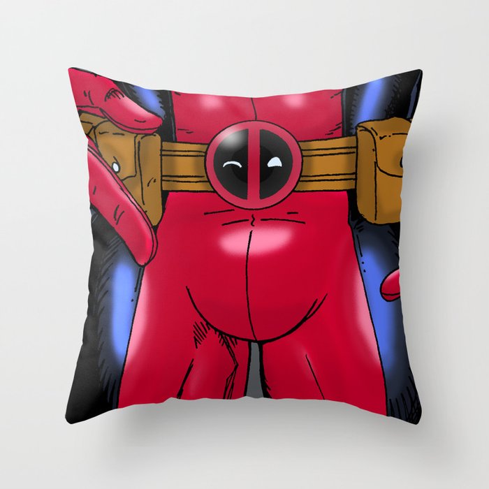 D is for... (male) Throw Pillow