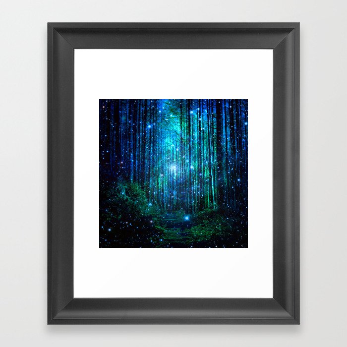 magical path Framed Art Print