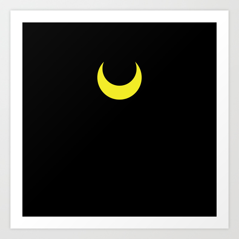 Sailor Moon Luna Art Print By Sunny River Society6