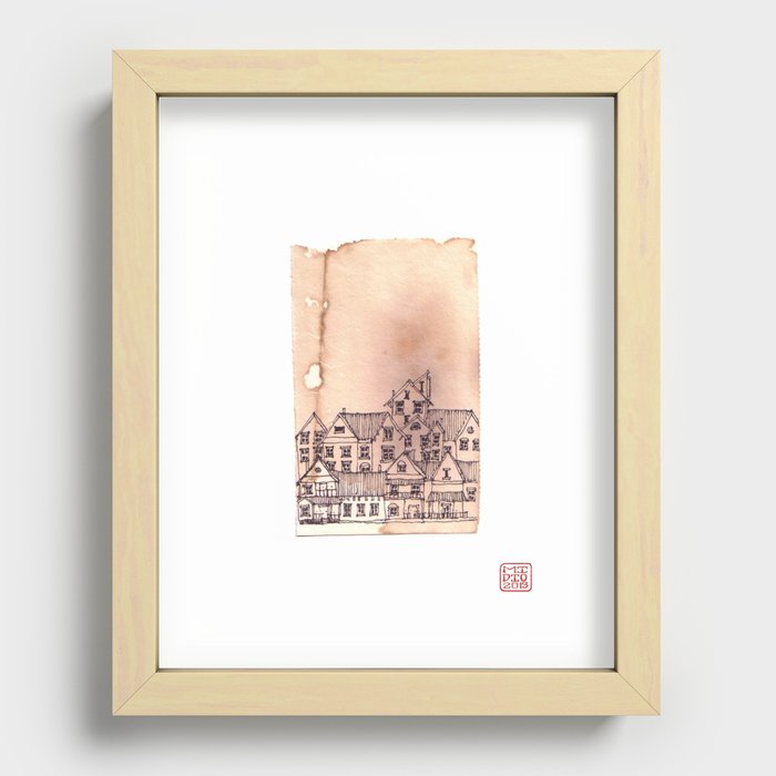 The Tea House 2 Recessed Framed Print