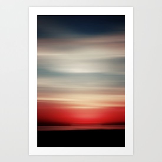 Red White And Blue Art Print
