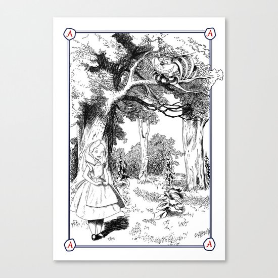 Alice in Wonderland Canvas Print