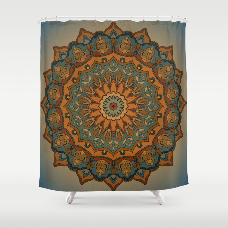 Moroccan Sun Shower Curtain