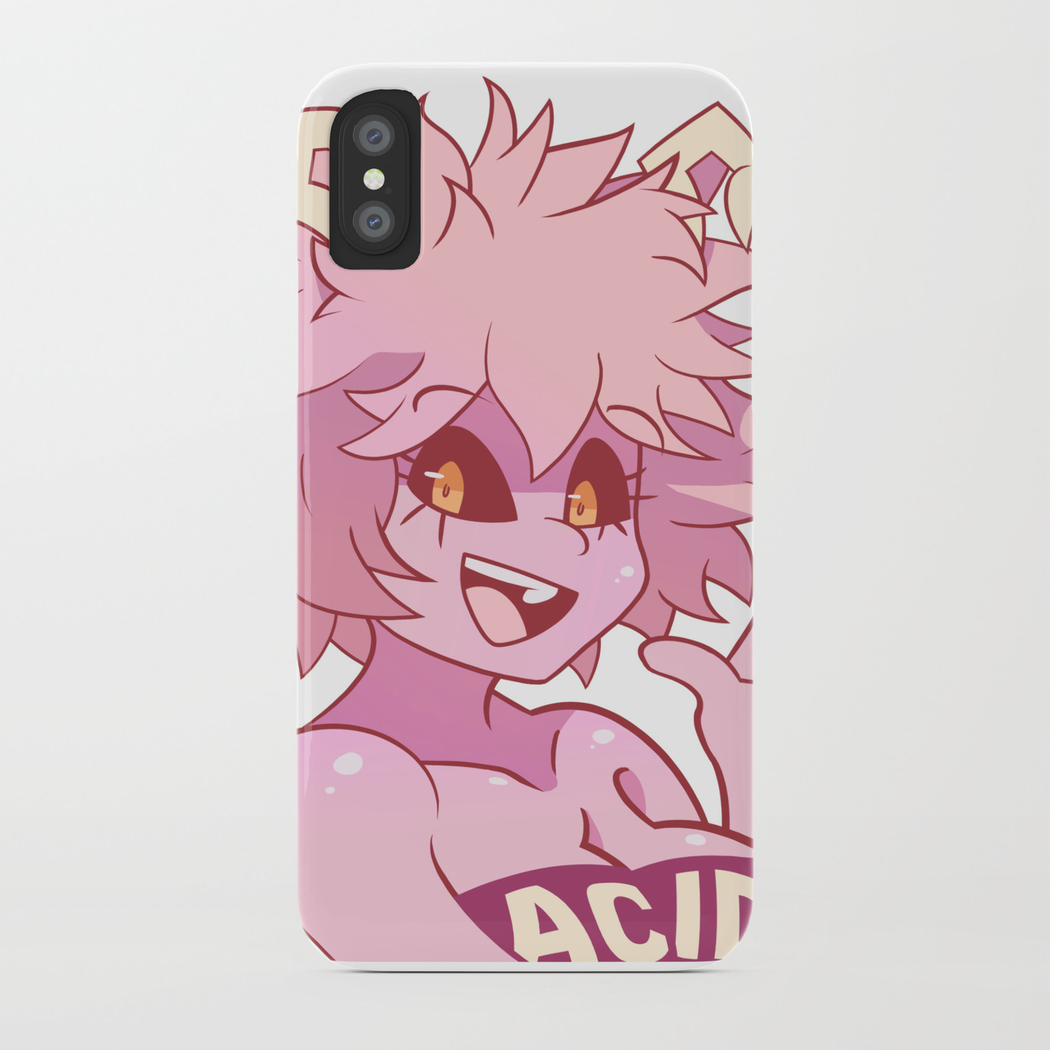 Mina Ashido Iphone Case By Frootsycollins Society6