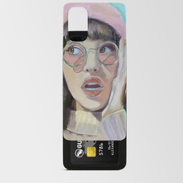 Pink Beret Oil Portrait Android Card Case