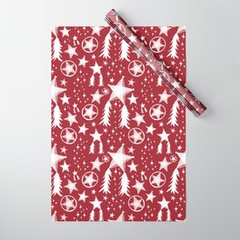 Red Christmas Parol Wrapping Paper