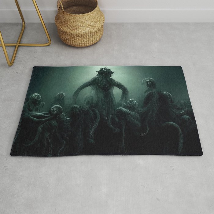 Nightmares are living in our World Rug
