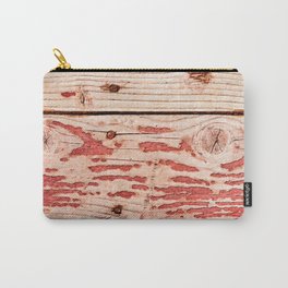 Rough Wooden Planks Painted Red Long Time Ago Carry-All Pouch | Wood, Used, Abstract, Dirty, Wooden, Nail, Red, Deck, Color, Digital 
