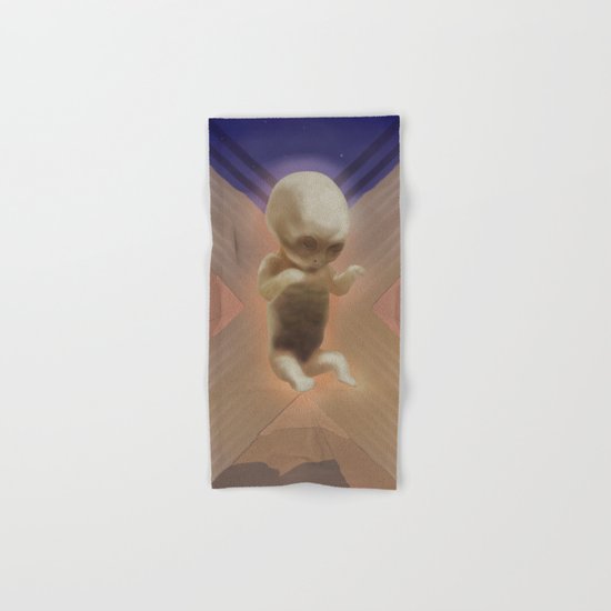 Ancient Baby Alien Hand & Bath Towel