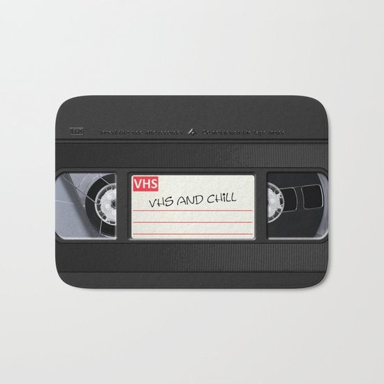 VHS and Chill Bath Mat