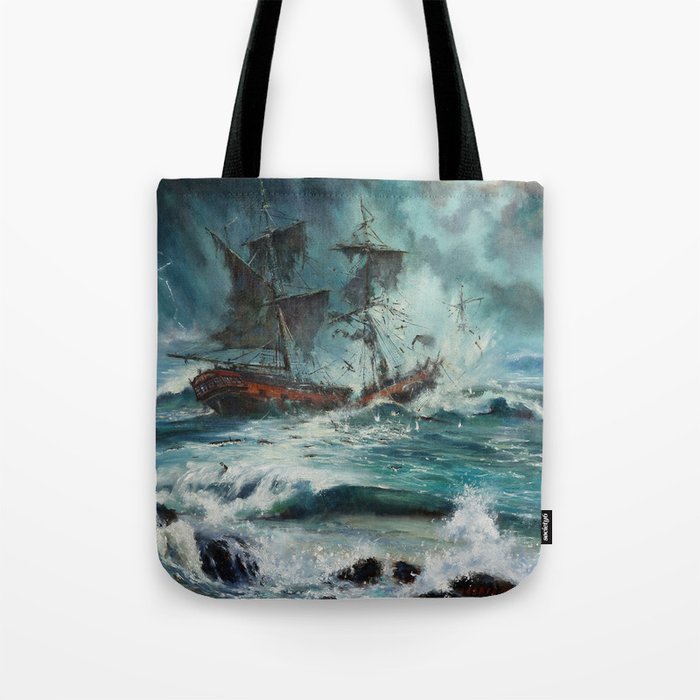 The Sea of Tranquility Tote Bag