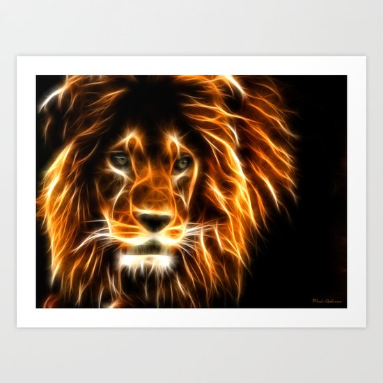 lion Art Print