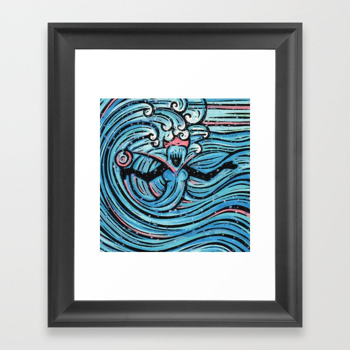 Orixás - Iemanja Framed Art Print