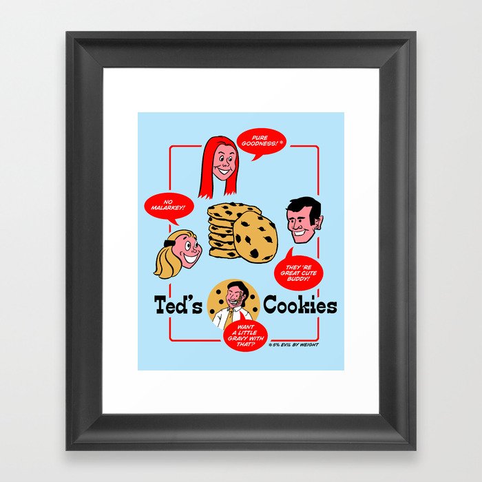 Buffy - Ted's Cookies Framed Art Print