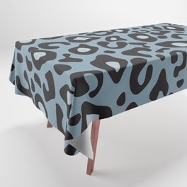 Cheetah Leopard Grey Pattern Tablecloth