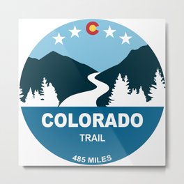 Colorado Trail Metal Print | Hiking, Throughhike, Outdoors, Mountains, Trailmagic, 14Ers, Denver, Camping, Walk, Mountaineering 