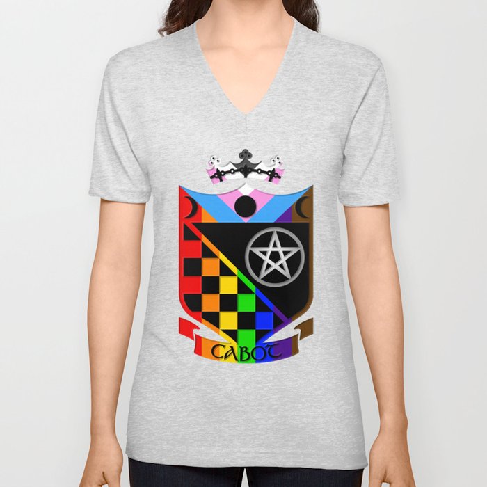Cabot LGBTQIA+ Pride V Neck T Shirt