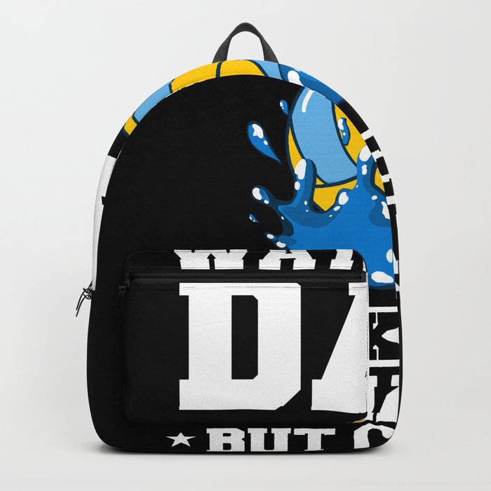 Water Polo Ball Player Cap Goal Game Backpack