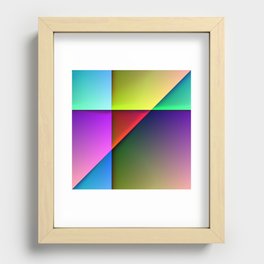 Abstract Number-9 Recessed Framed Print