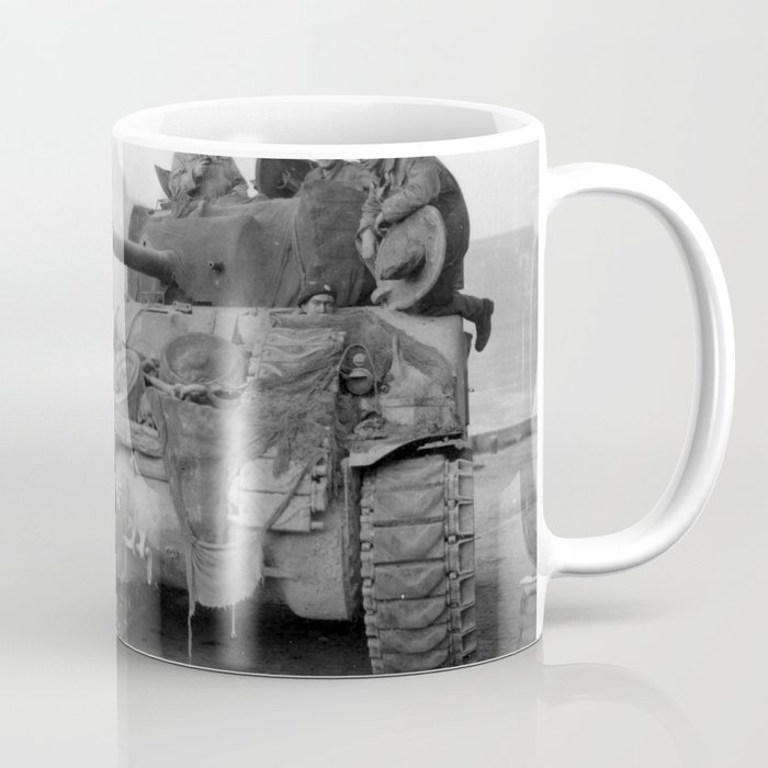 British Sherman WW2 Tank Vintage Pic Coffee Mug