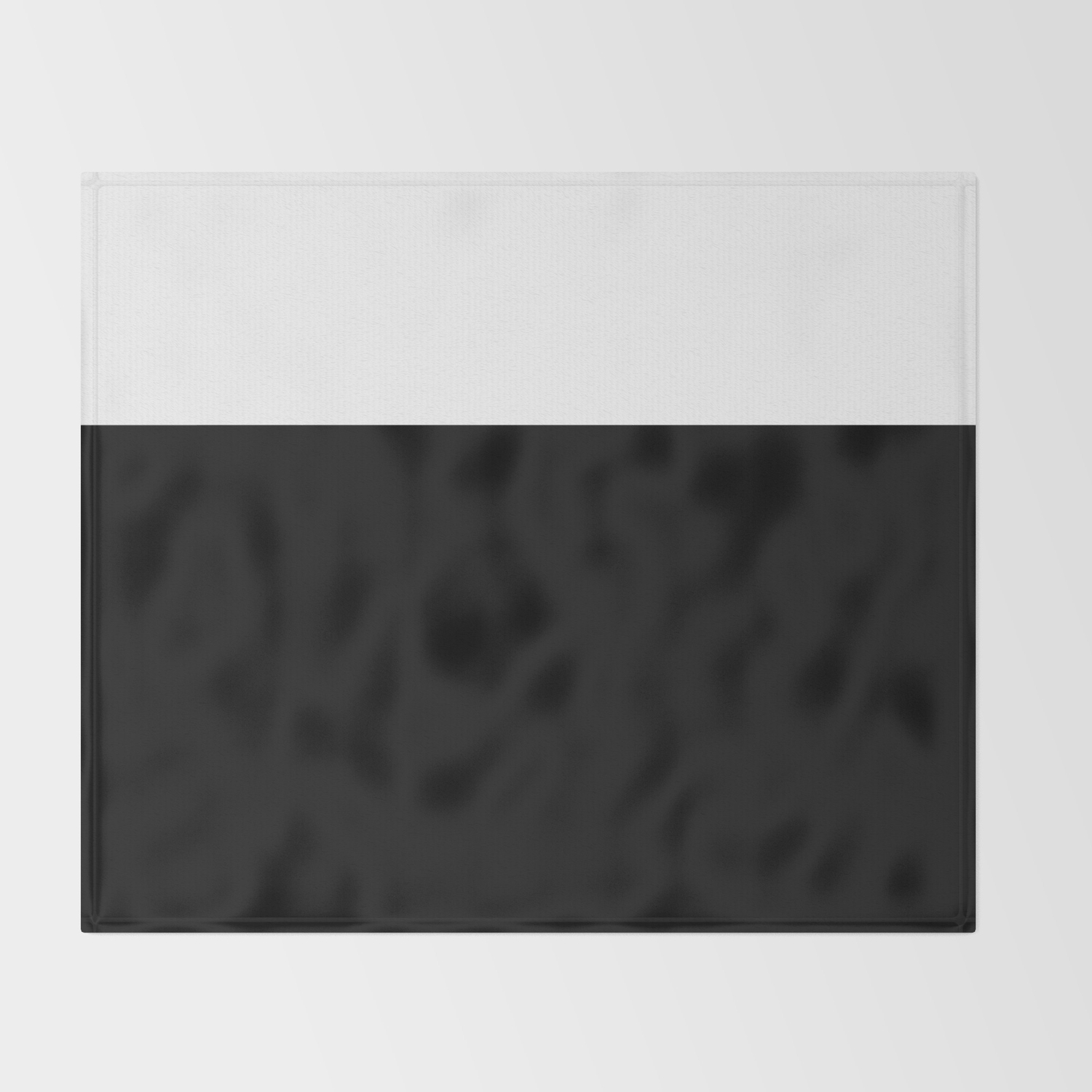 Color Block Black And White Throw Blanket By Mariannamills Society6