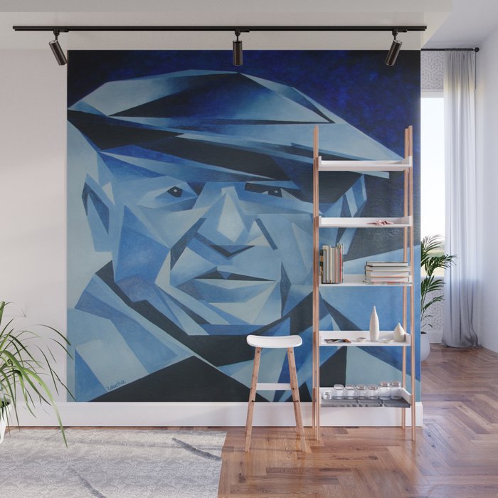Cubist Portrait of Pablo Picasso: The Blue Period  Wall Mural