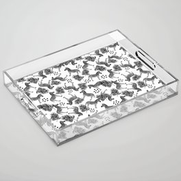 zebra Acrylic Tray
