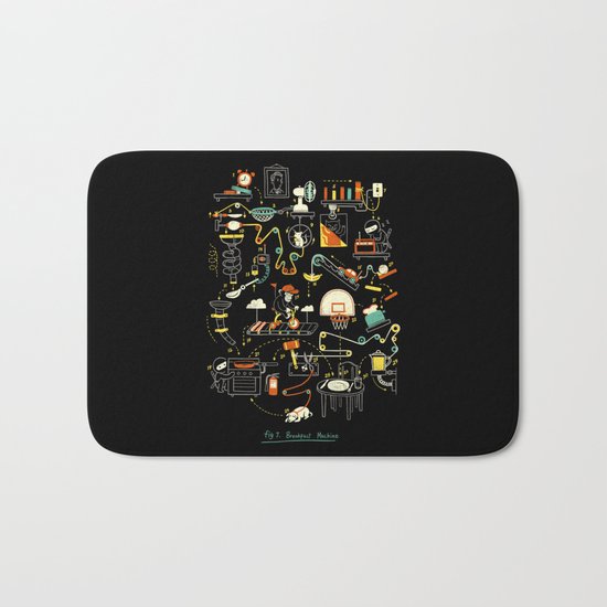 Breakfast Machine Bath Mat