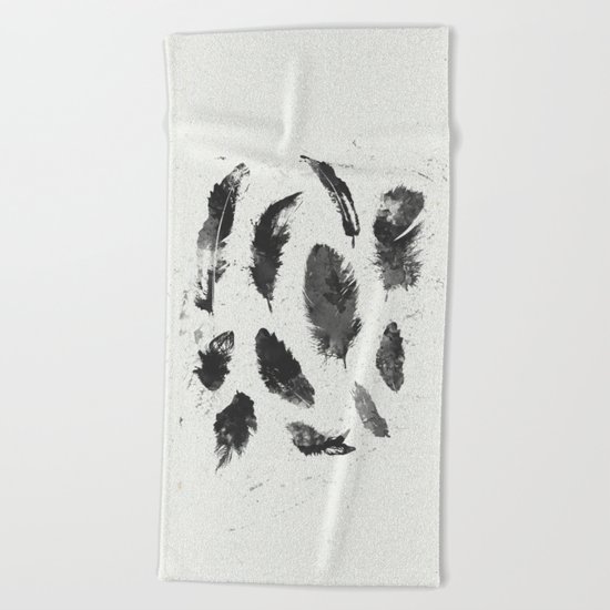 Feathers Beach Towel