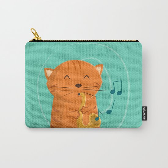 Jazz Cat Carry-All Pouch
