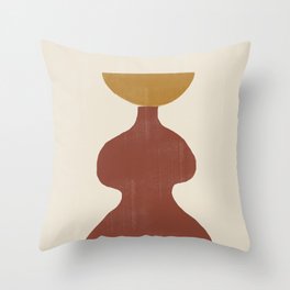 Woman Ceramic Shape No.4 Throw Pillow