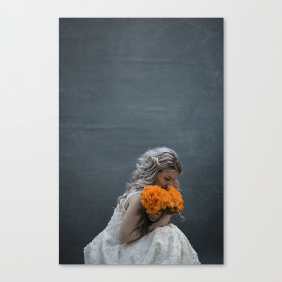 Flower morning Canvas Print