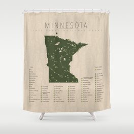 Minnesota Parks Shower Curtain