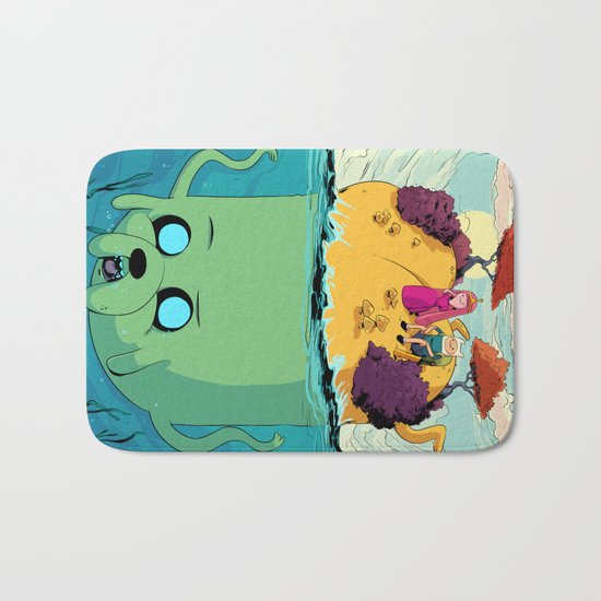 Adventure time marooned Bath Mat