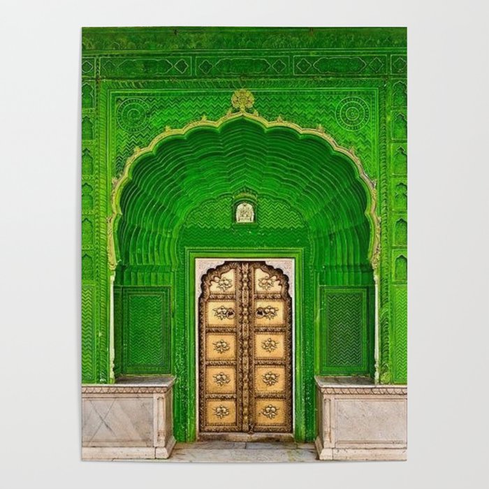 Ganesh Palace in Jaipur India Doorway Poster