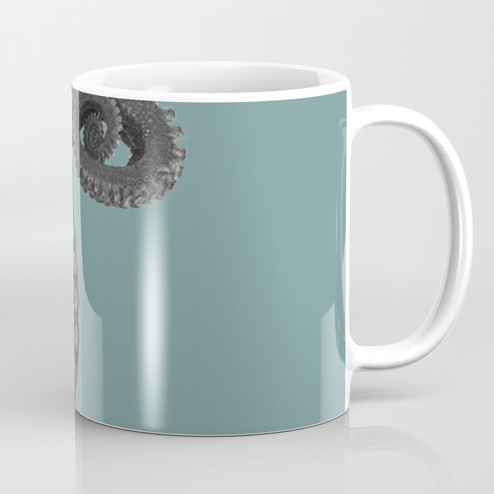 OCTOPUS - tentacle , arm , animal , single , one , spiral Coffee Mug