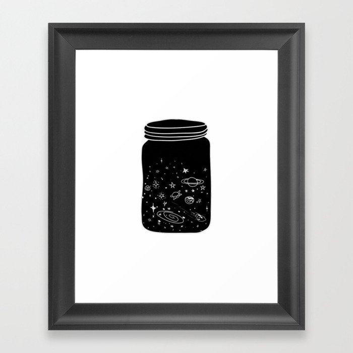 Universe in a Jar Framed Art Print