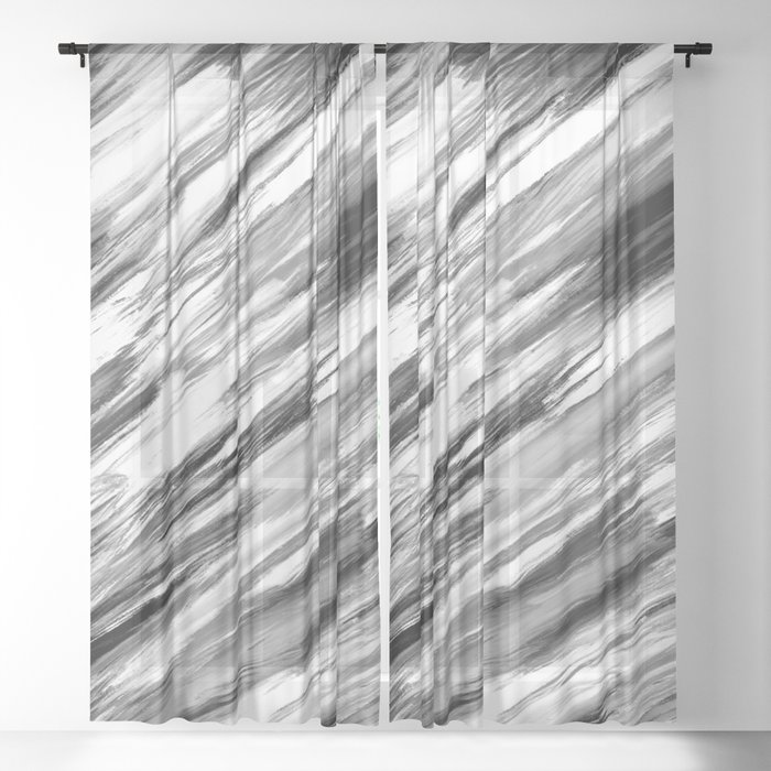 Black And White Painted Tie Dye Multi Media Cool Texture Trending