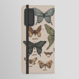 Butterflies and Moth Specimens Android Wallet Case