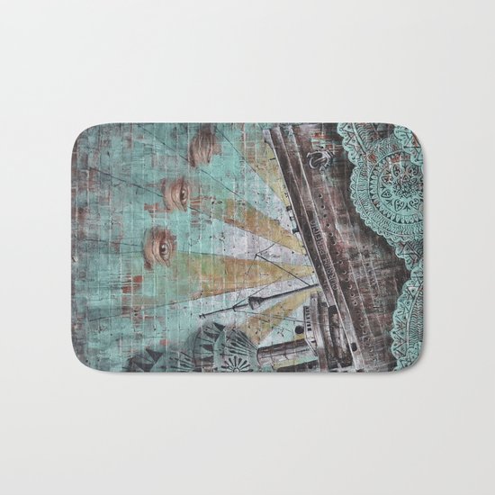 the boat wall Bath Mat