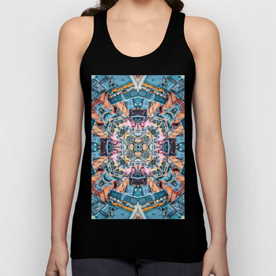 City In A Circle Unisex Tank Top