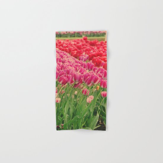 The dancing tulips Hand & Bath Towel